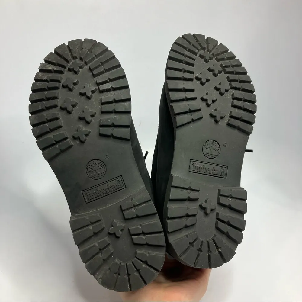 Timberland black leather lace up‎ boots size 8.5 - Image 5