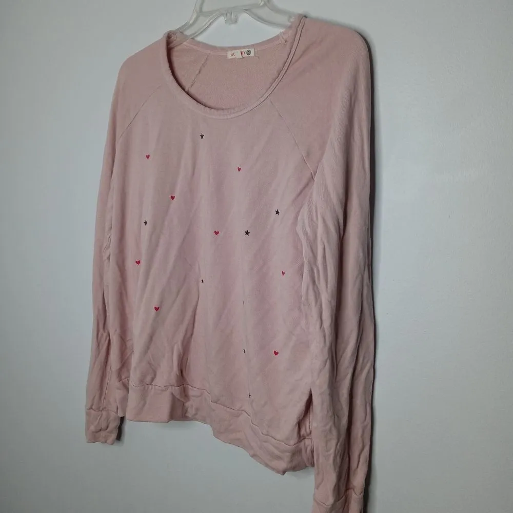 Sundry heart and star print sweatshirt - Image 3