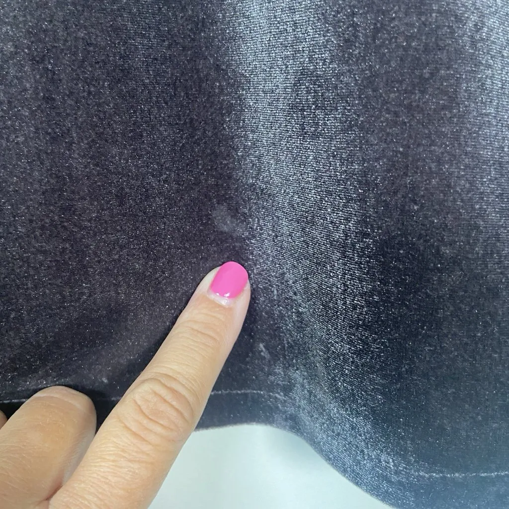 Madewell Velvet V Neck Tank Top Size M Brown‎ Preppy Boho Coquette Date Night - Image 6