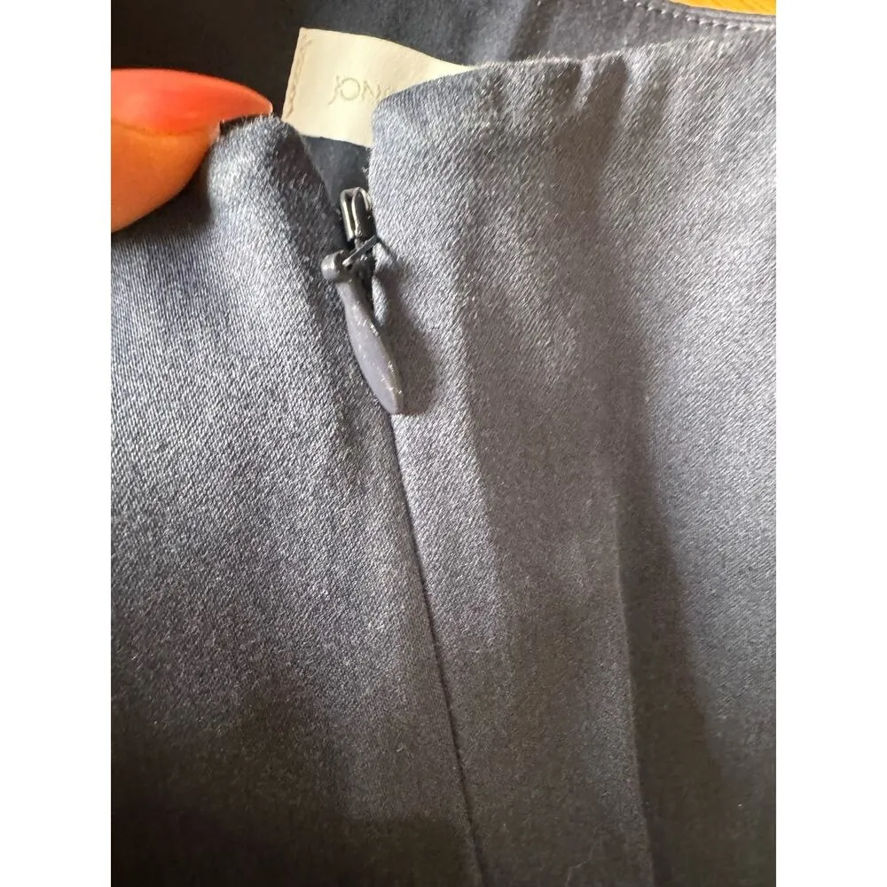 Jonathan Simkhai Chase Front Slit Pants in Midnight size 6/ small Blue - Image 11