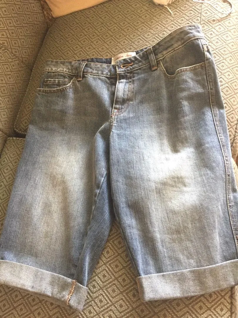 London Jean Long Denim Shorts  - Image 2