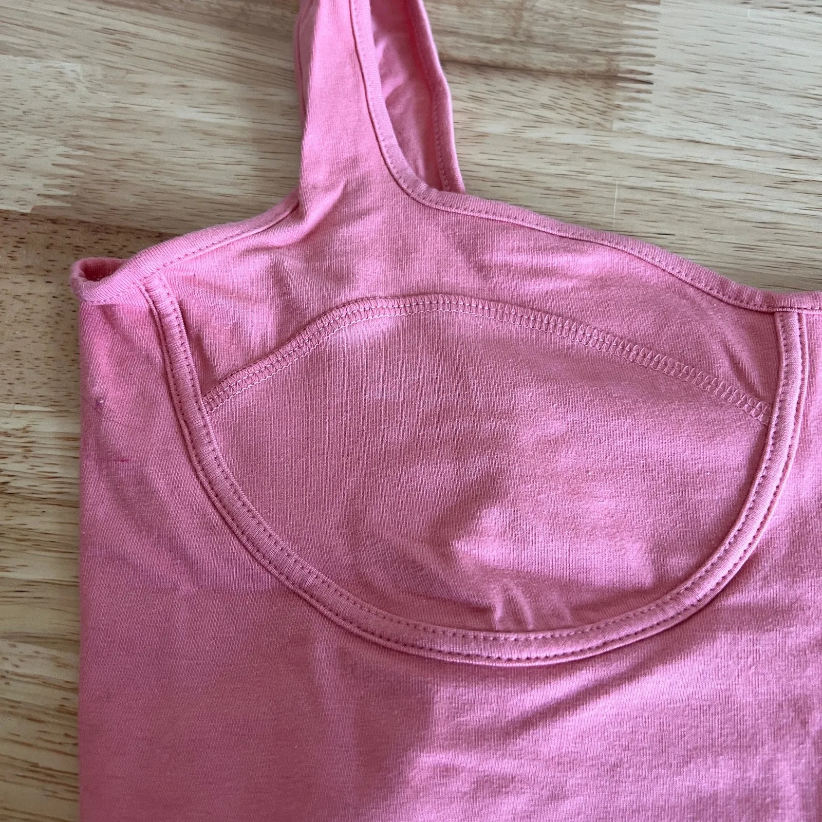 Wild Fable Women's Pink Bustier Cropped Tank Top - Size XS - NWT - Image 5