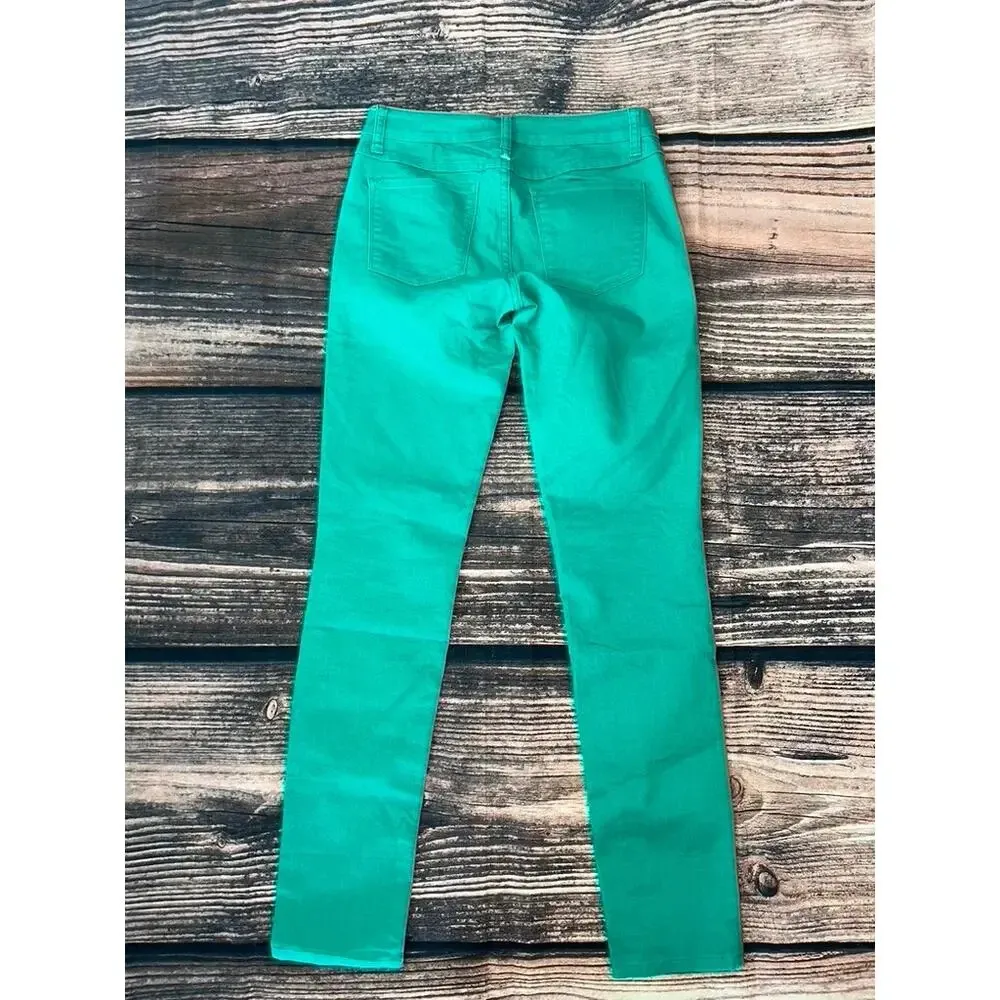 Prana Kara Women's‎ Skinny Jeans Green Size 2 Classic 5-Pocket - Image 5