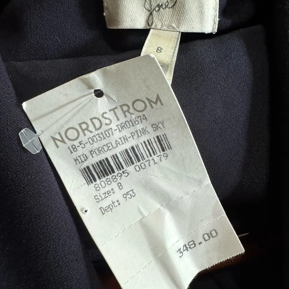 Joie Aydrien Colorblock Dress Size 8 Navy White Pink NWT - Image 9