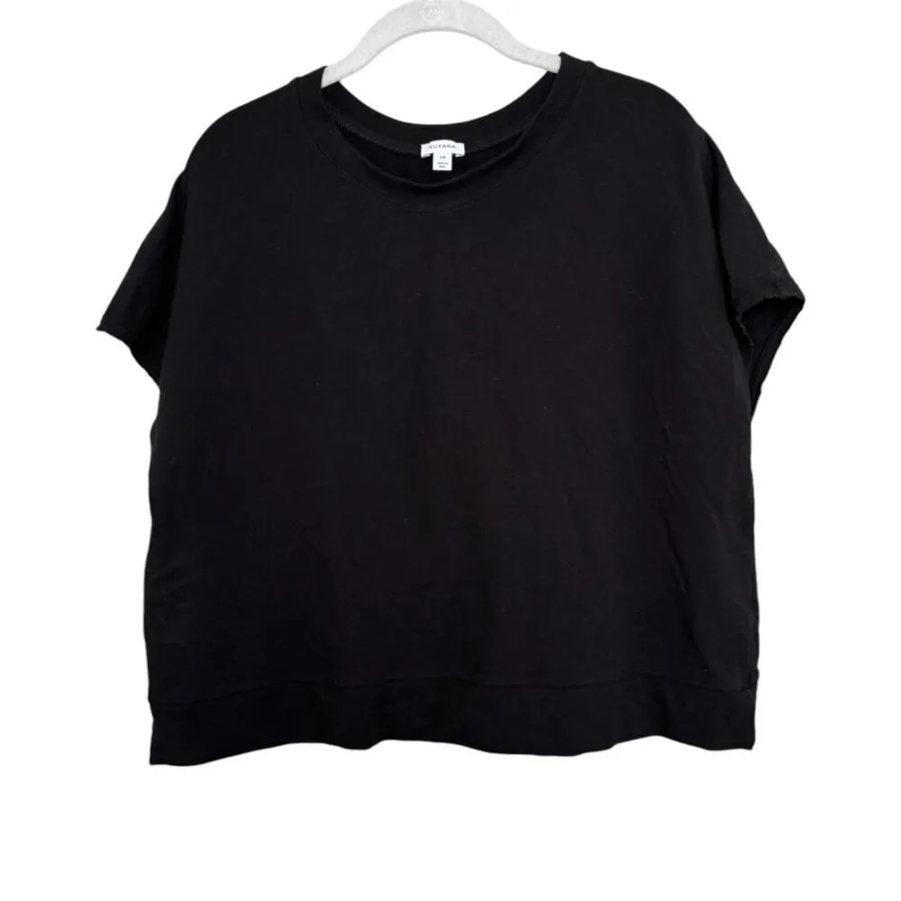 Cuyana French Terry Short Sleeve Sweatshirt - Image 3