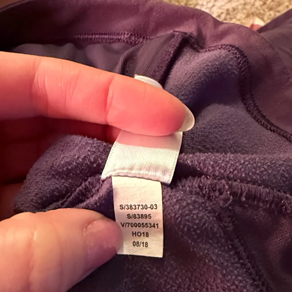 Athleta Bootcamp Hoodie Purple/Eggplant Size Small - Image 10