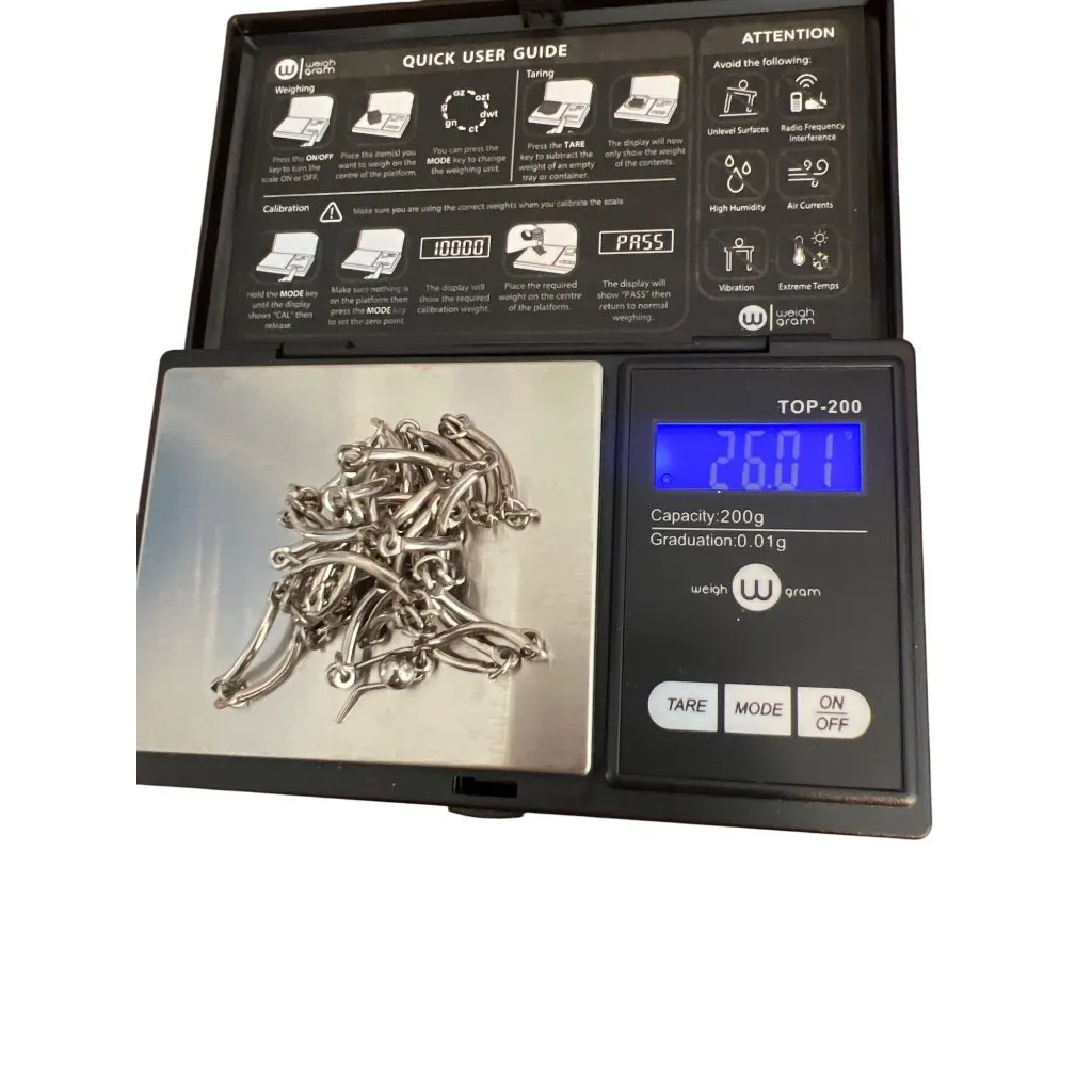 Vintage Silver Tone Articulated Necklace Scalloped Link Hook Clasp Estate Adj - Image 5