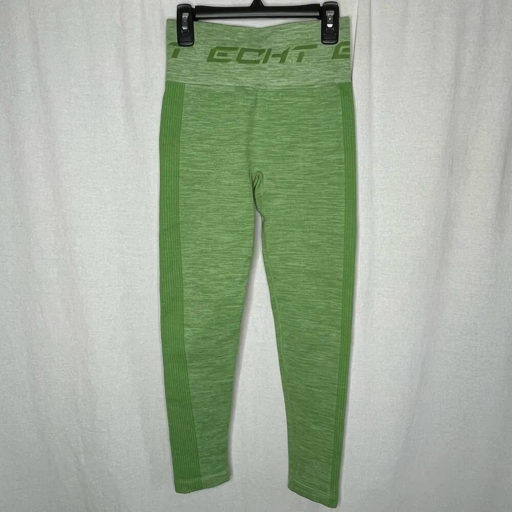 ECHT‎ Arise Pure Seamless Leggings Green Tea Size Small Yoga Gym Workout Fitness - Image 2