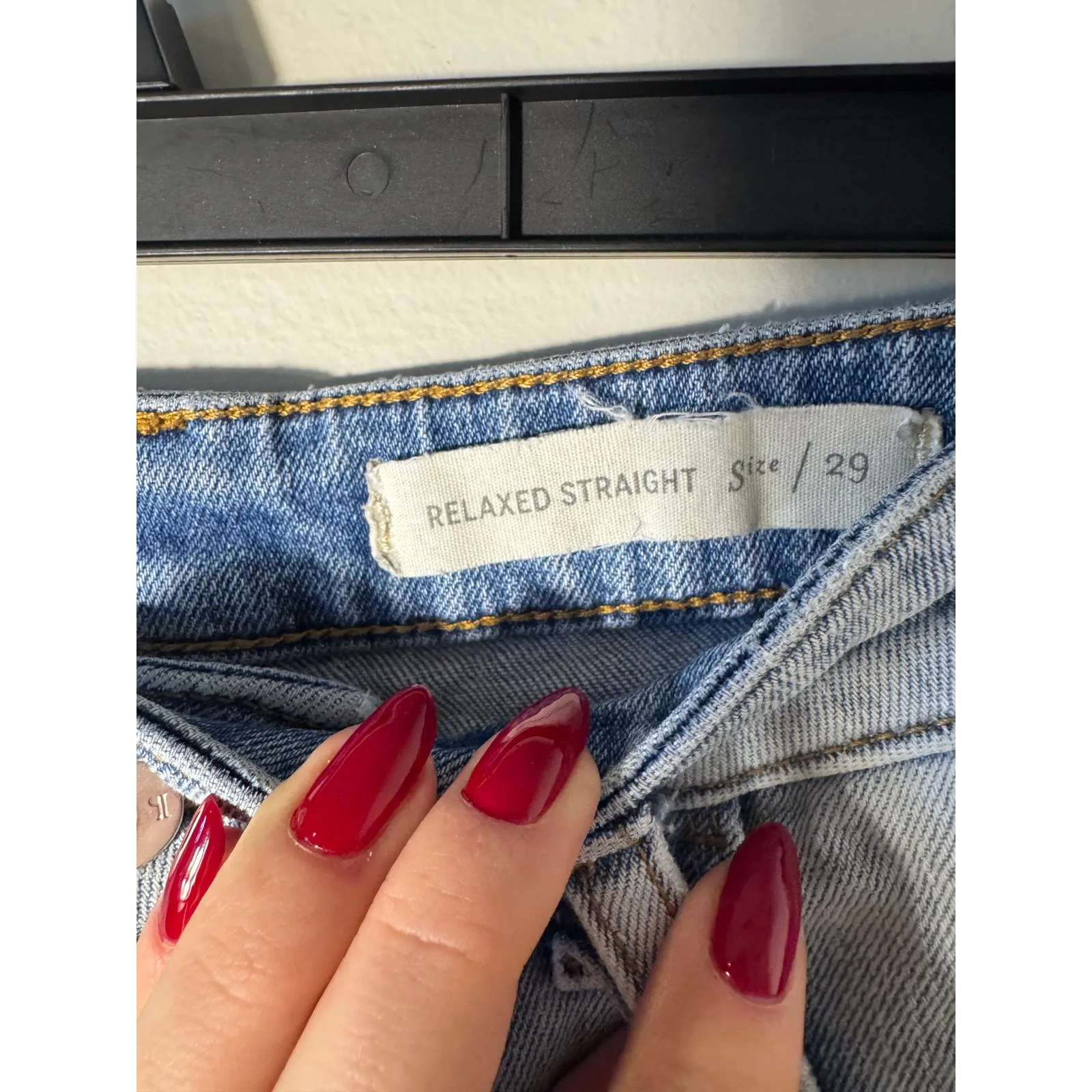 Anthropologie Pilcro Relaxed Straight Jeans Size 29 - Image 6