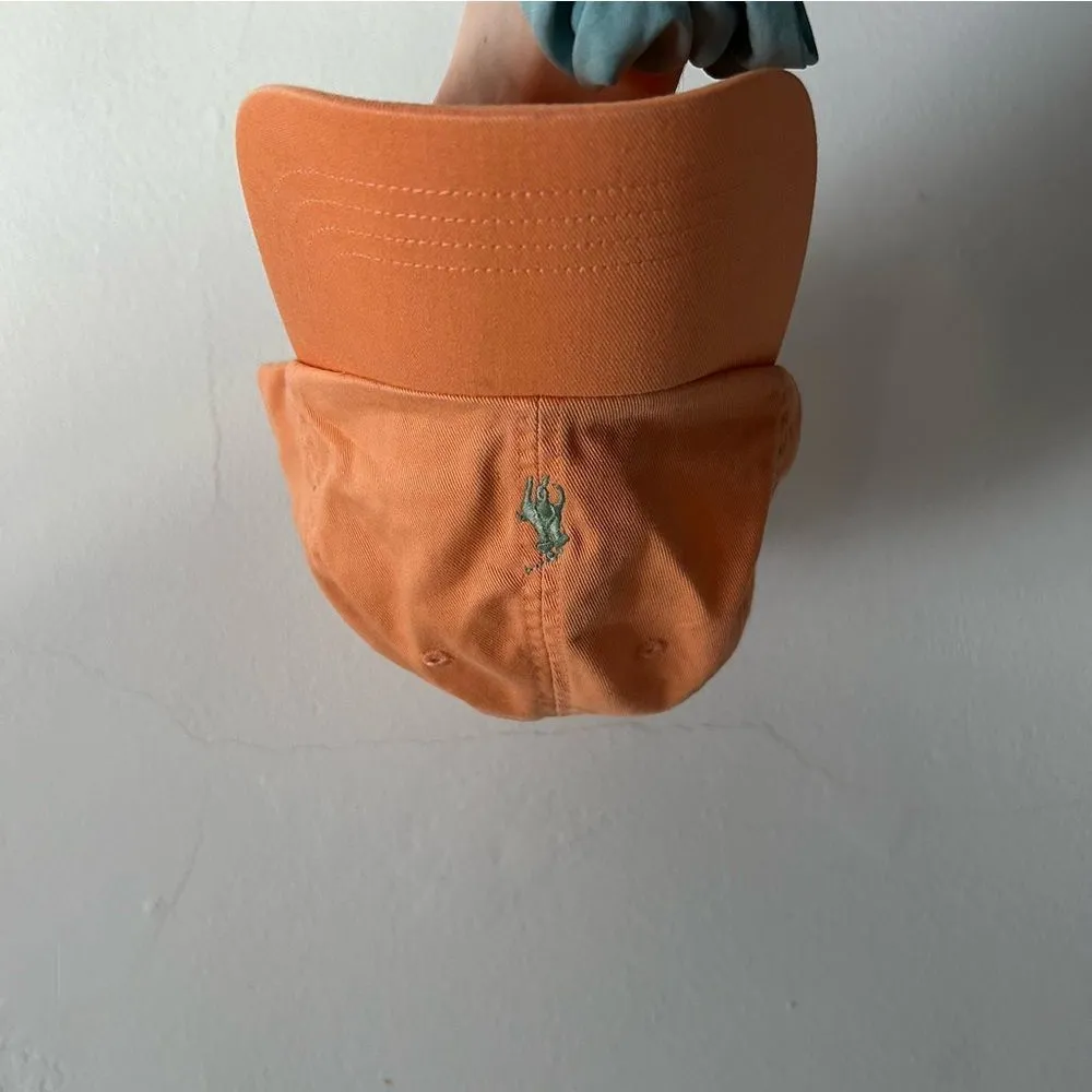 Polo Ralph Lauren The Iconic Cotton Chino Logo Ball Cap Peach OS - Image 7