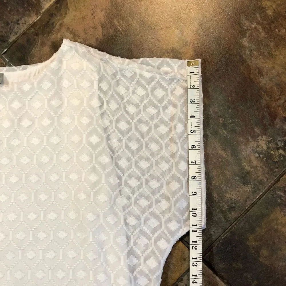 Joseph A. White Cuffed Short Sleeve Blouse Size 1X - Image 8