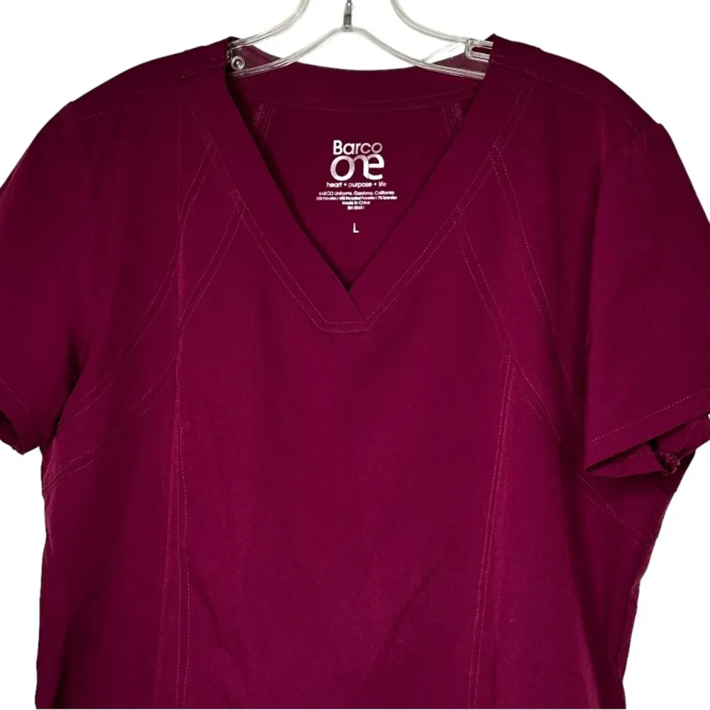 Barco One Uniform Scrub Shirt Size L - Image 2