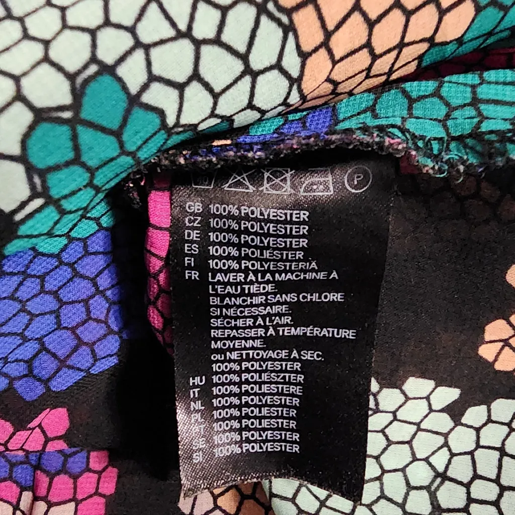 H&M  Multicolored Dress/Tunic Top Size 8 - Image 4