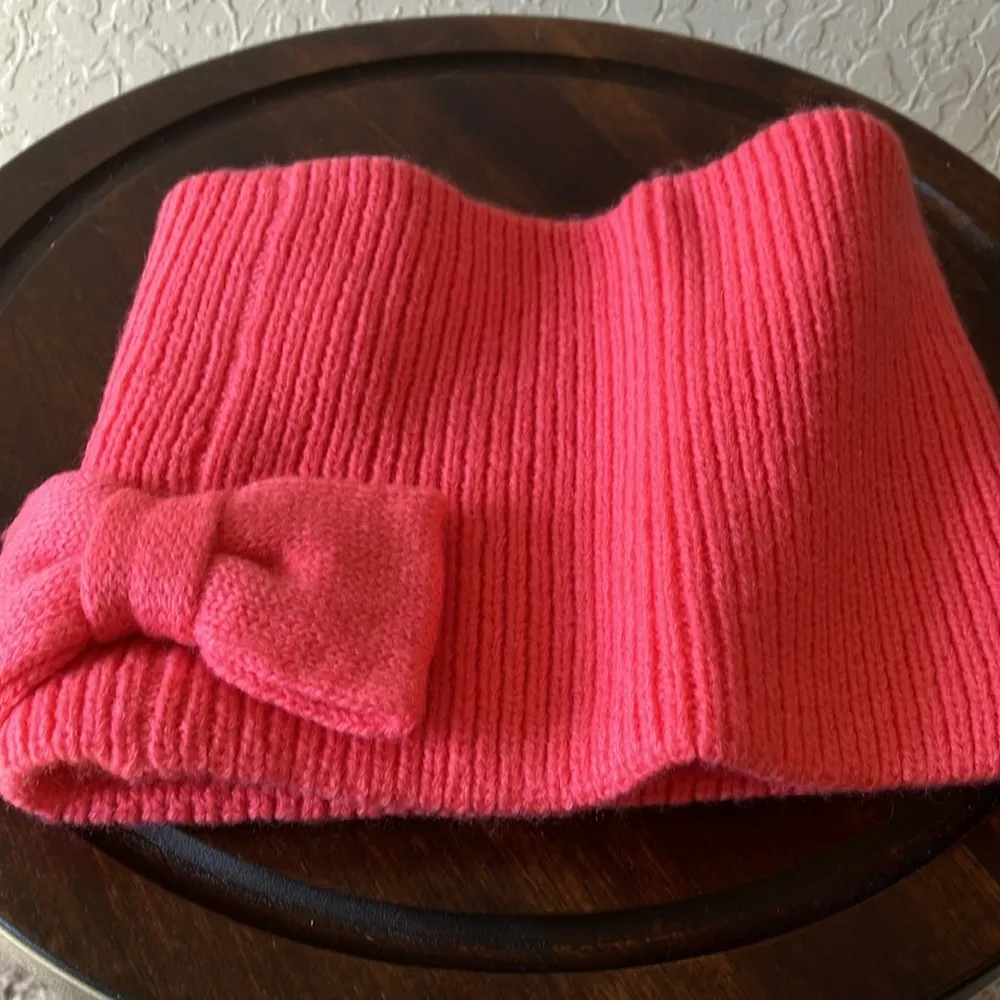 Kate Spade : Pink Solid Bow Turtleneck- Wool Blend- Winter - Image 12