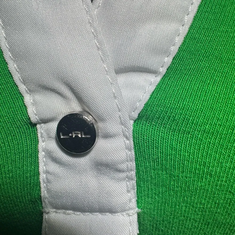 Ralph Lauren Green and White Polo Dress - Image 7