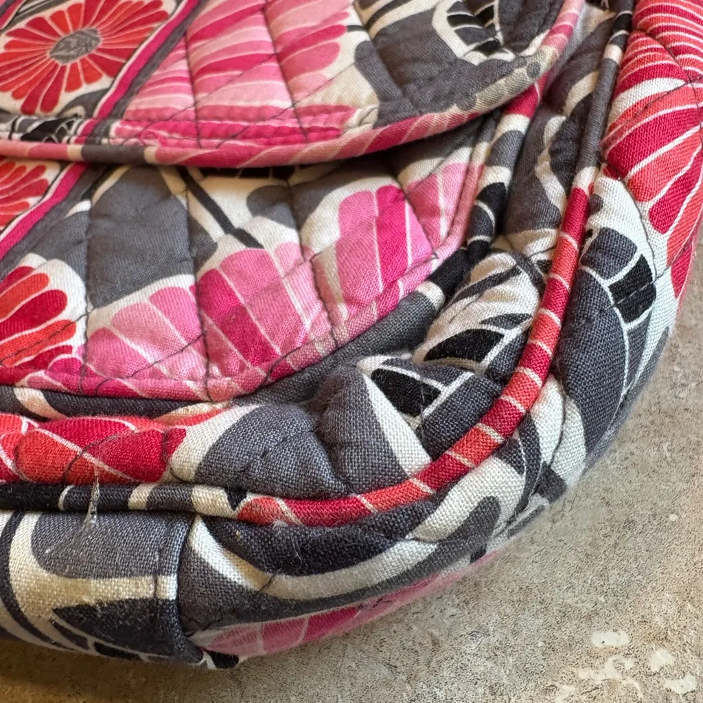 Vera Bradley Cherry Blossoms Large Crossbody Purse - Image 9