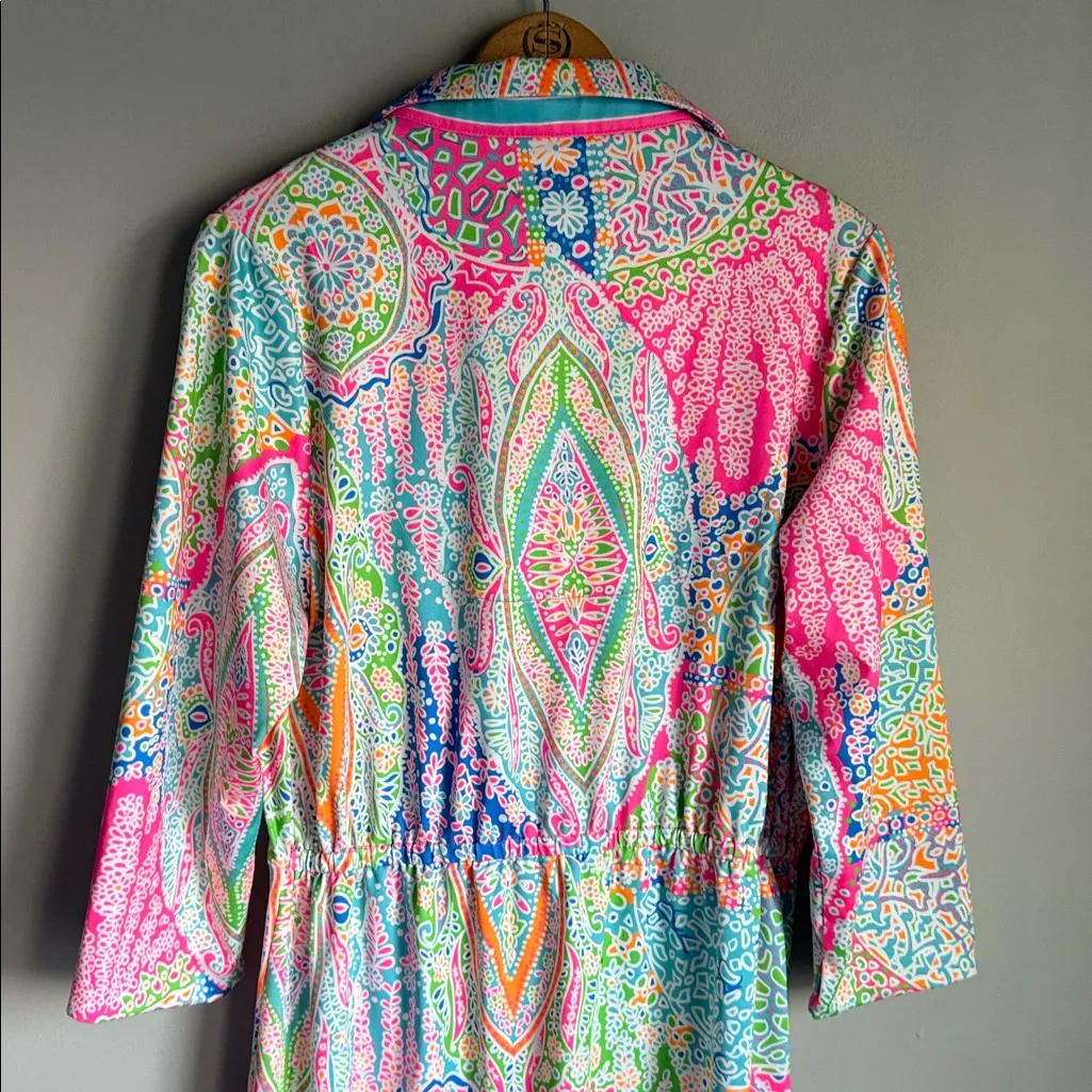 GRETCHEN SCOTT TWIST AND SHOUT DRESS GRAND BAZAAR BRIGHTS XL Pink - Image 11