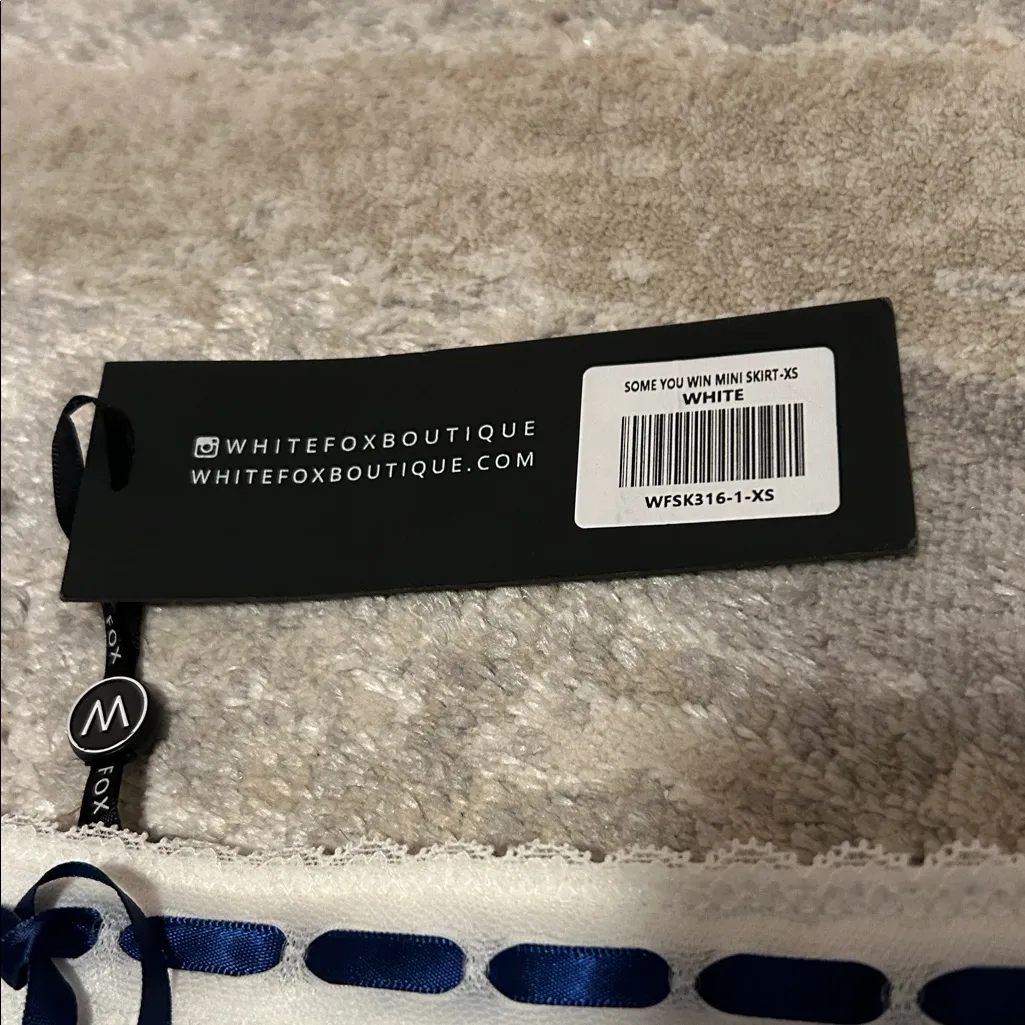 white fox some you win mini skirt - Image 2