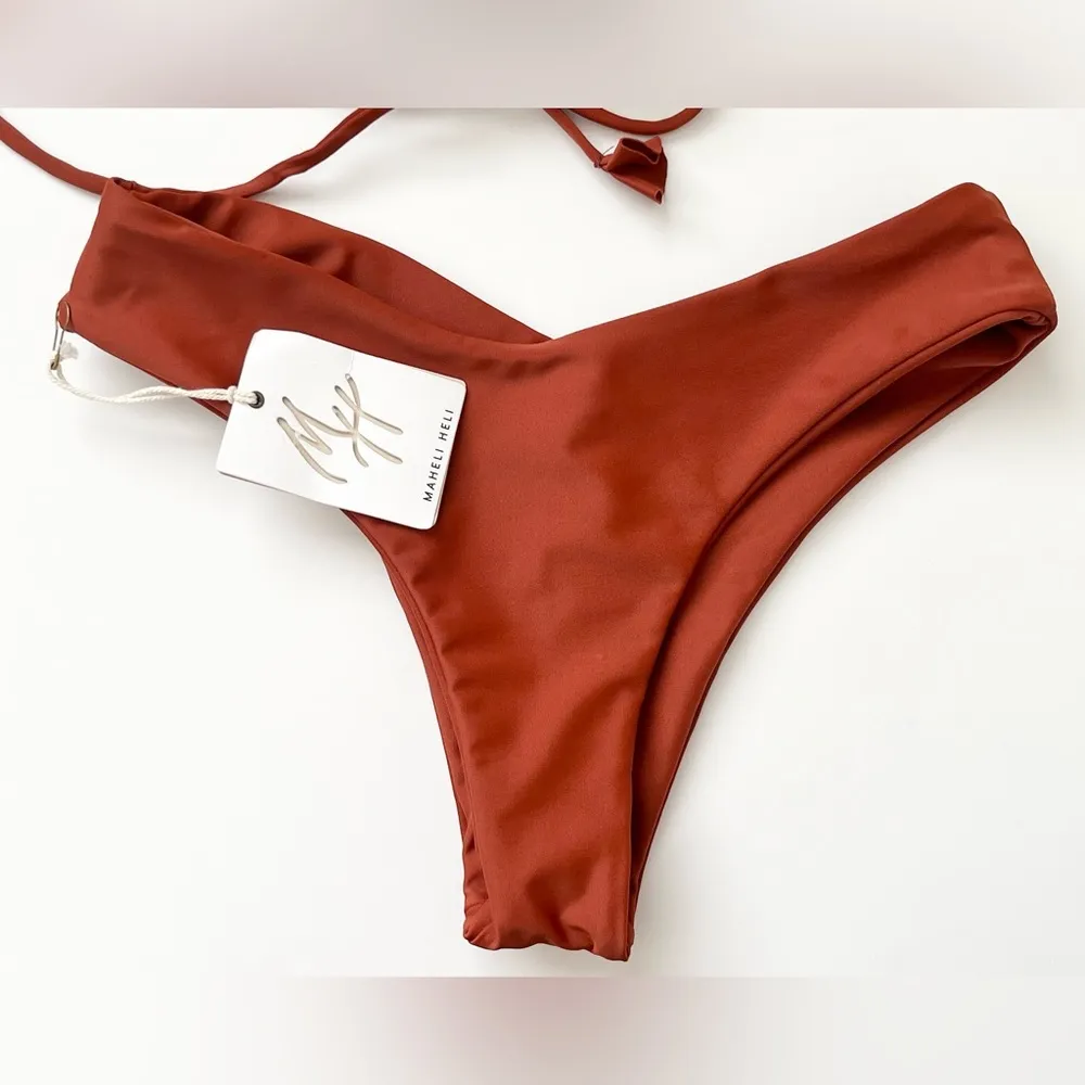 MAHELI HELI kate bikini set camels bronze NWT small Orange - Image 8