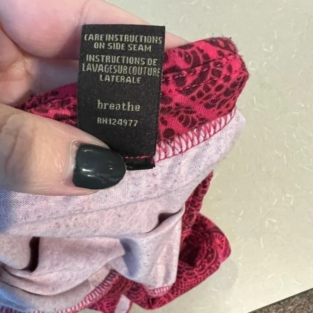 Prana Fuschia Mayan kate skirt pull on A-Line circle skater flared size medium - Image 9