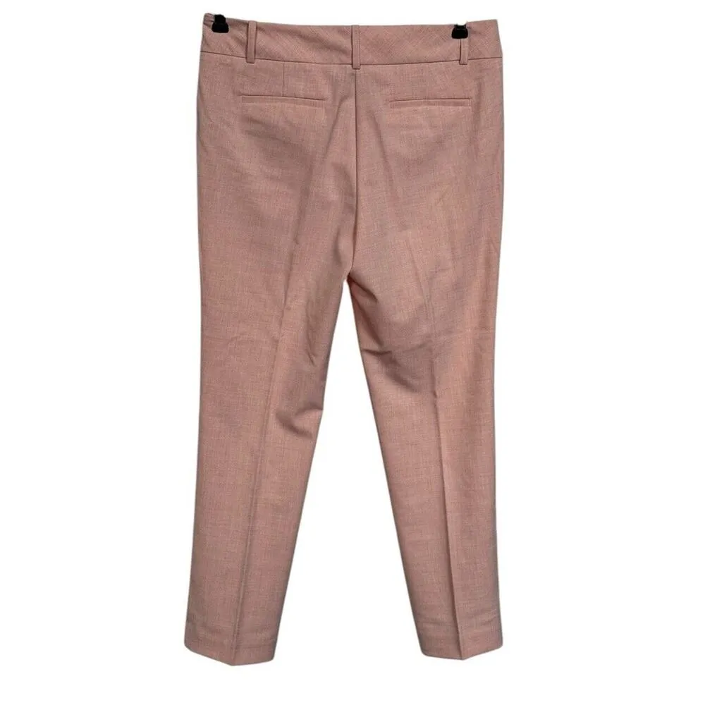 Worthington Pants Size 4 Ankle Length Blush Pink Heather Career Business Work - Image 3