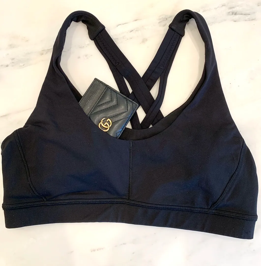 Lululemon Sport Bra With Pockets - Image 3