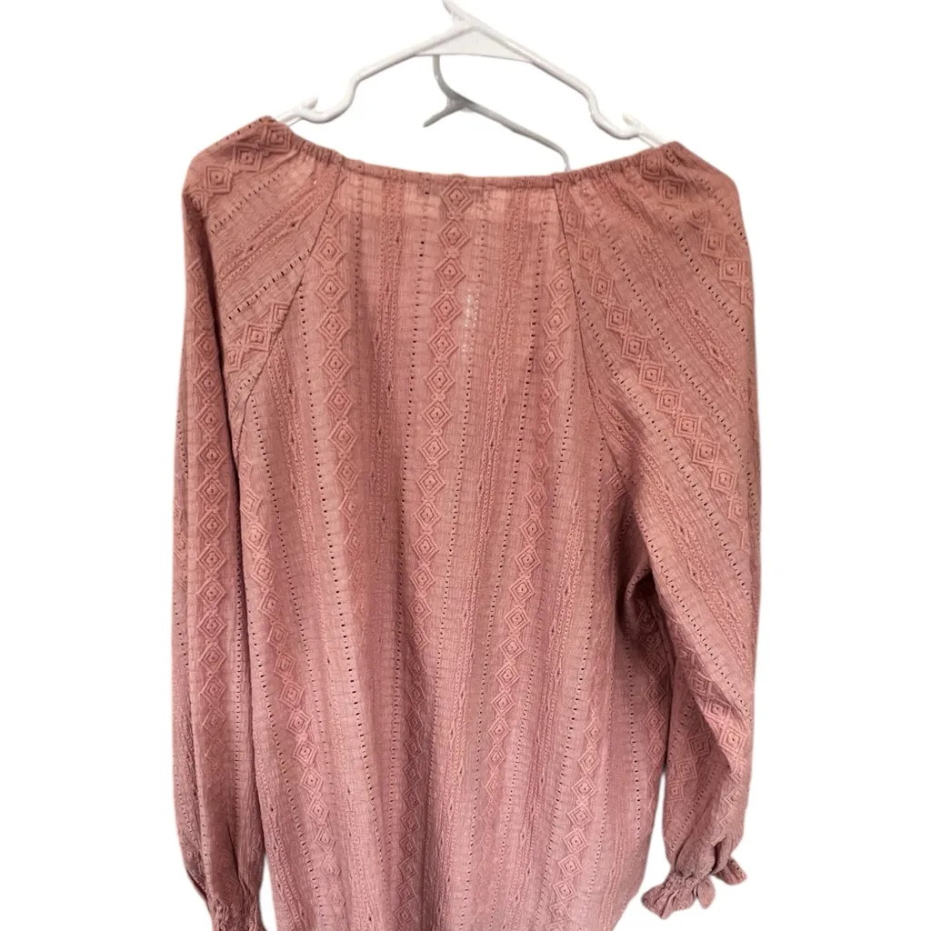 Frye Women's Blush Textured Blouse - Image 2