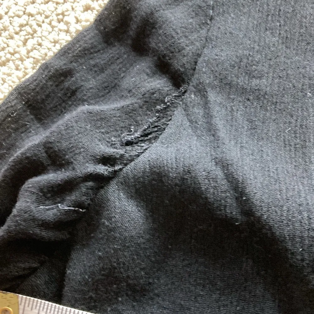 Tobi Black Long Sleeve Romper Women’s Size Medium Lined FLAWS - Image 8