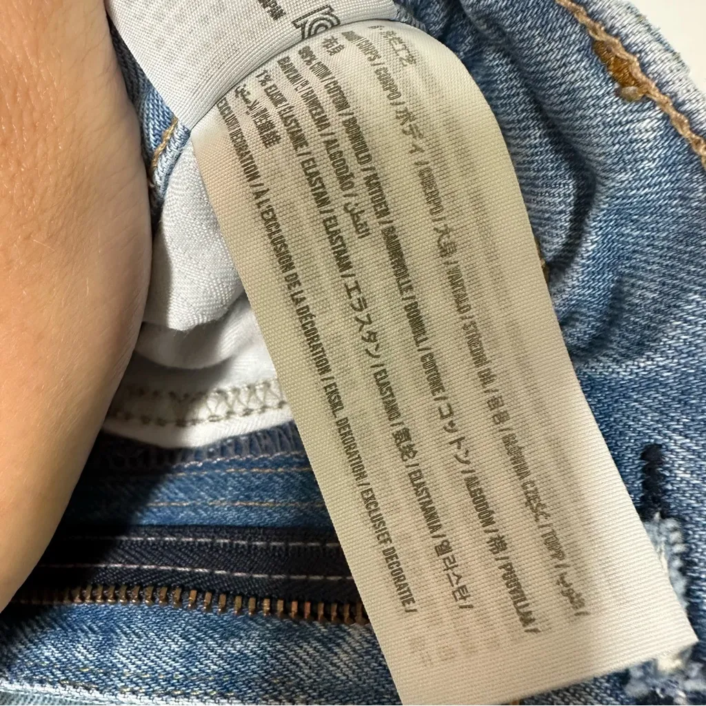 Abercrombie & Fitch Curve Love The 90’s Straight Ultra High Rise Jeans Size 31 - Image 8