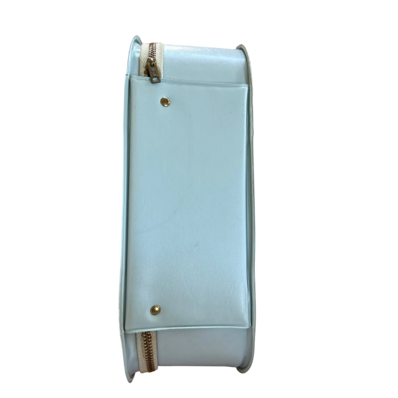 Vintage "Ponytail" Barbie Inspired Light Blue Doll Airplane Travel Case Purse - Image 6