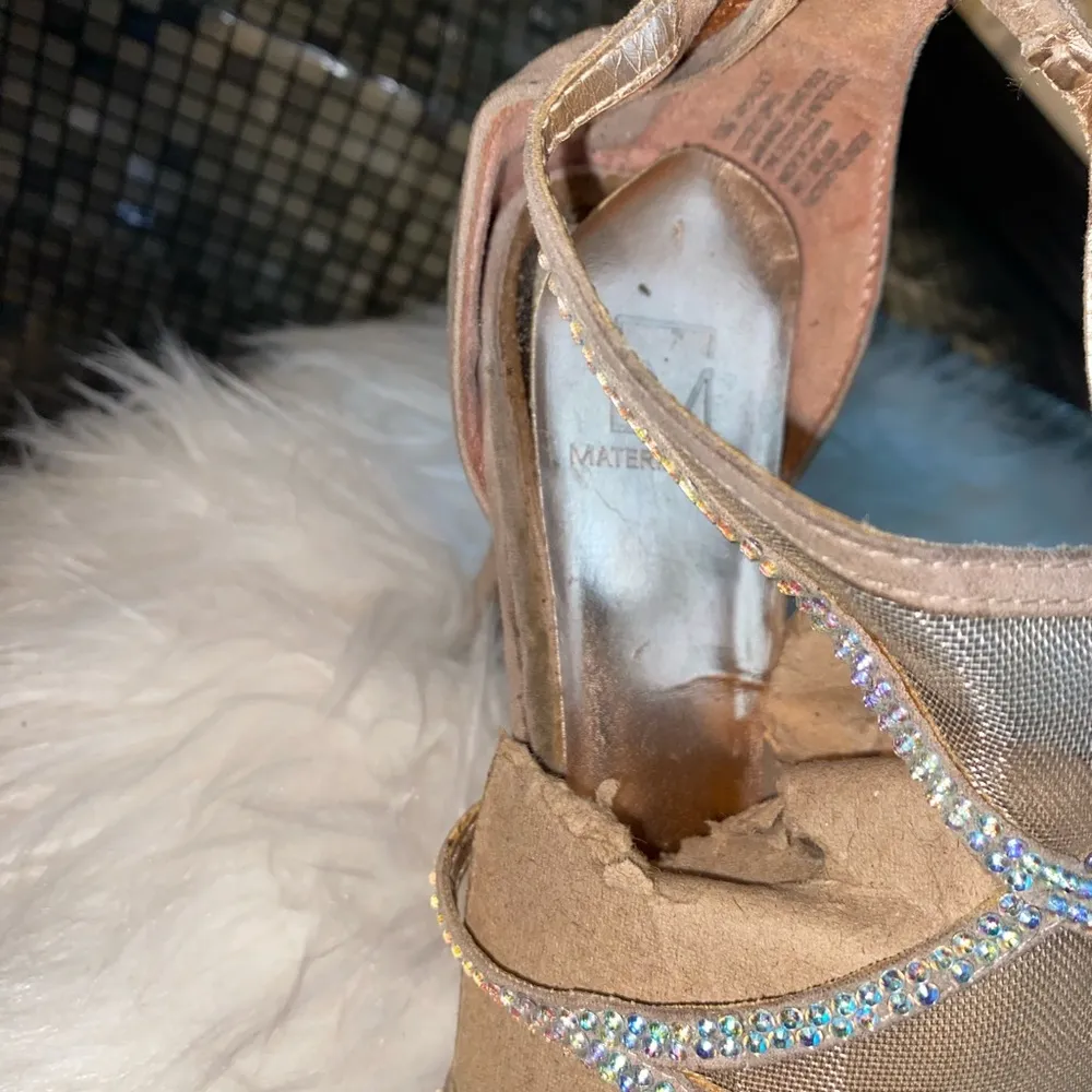 Elegant Tan Strappy Heels - Image 6