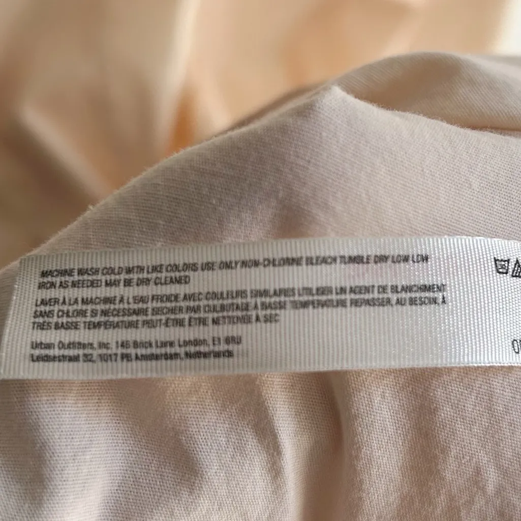 Free People Fifi Midi Dress Ivory Sz Medium - Image 7