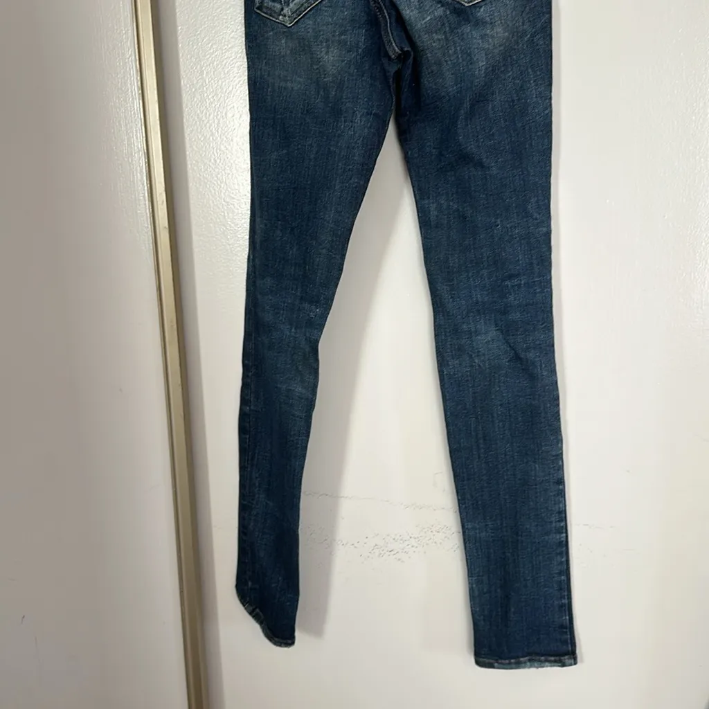MOVING SALE Diesel Blue Super Slim Skinny Jeans with Vintage Distressing - Image 7
