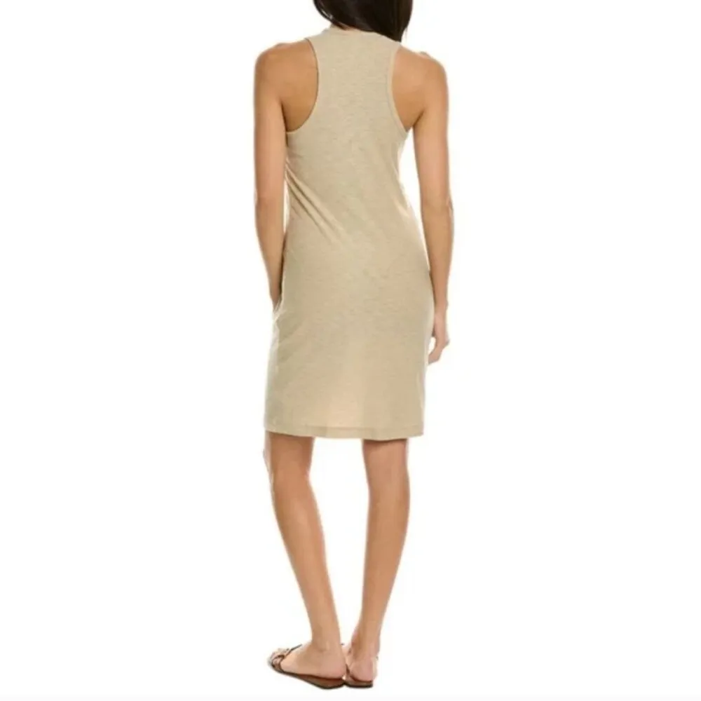 NWOT James Perse Cotton Modal Soft Slub Crew Neck Sleeveless Tank Dress S - Image 2