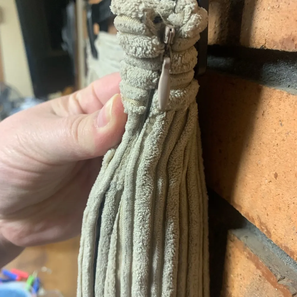 Urban Outfitters Chic Ribbed Wide-Leg Pants in Beige - Image 5