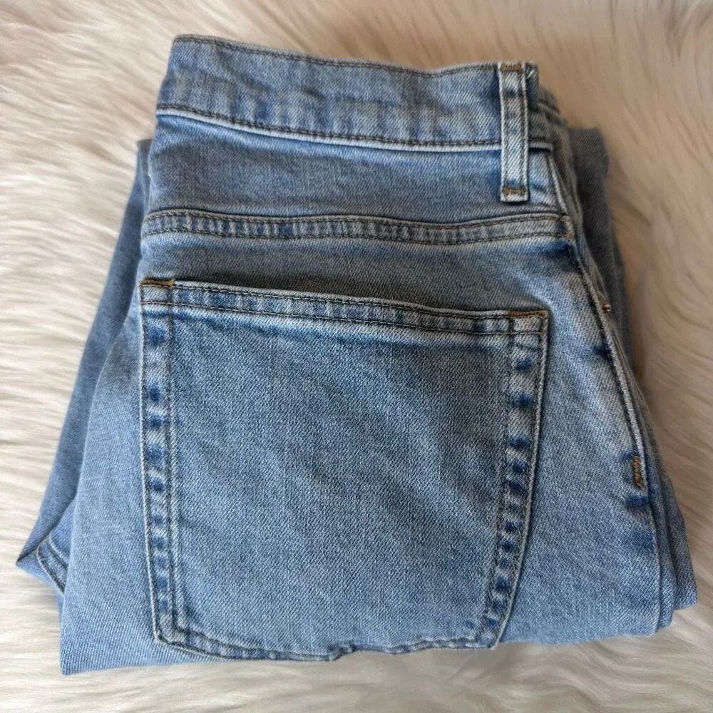 Everlane The Original Cheeky Jean Straight High Waisted Size 27 - Image 14