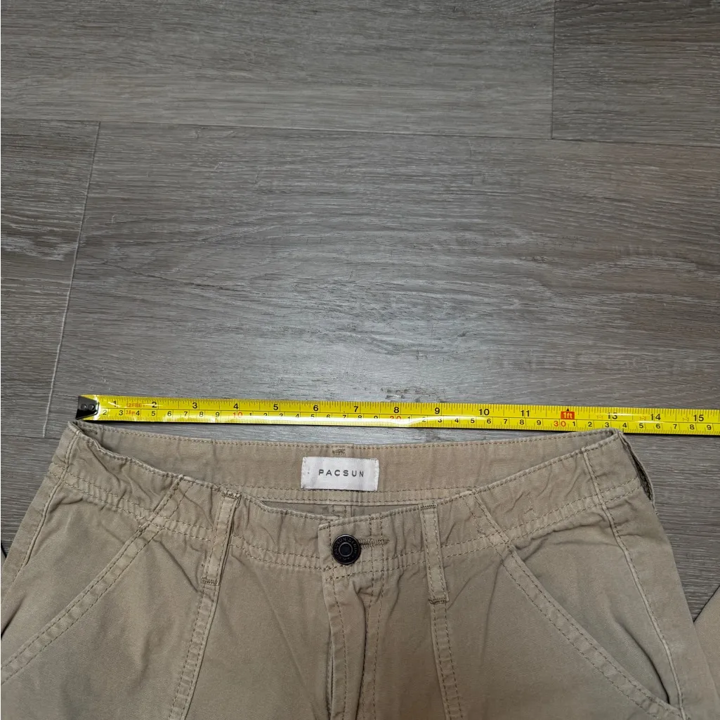 Women’s Pacsun Tan Cargo Utility Work Pants - Image 6