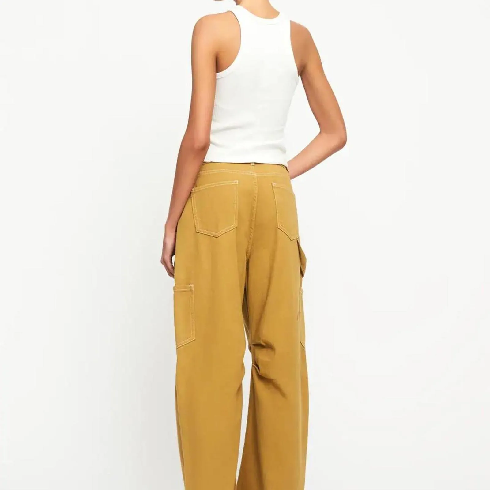 LIONESS Miami Vice Pant – Mustard - Image 2