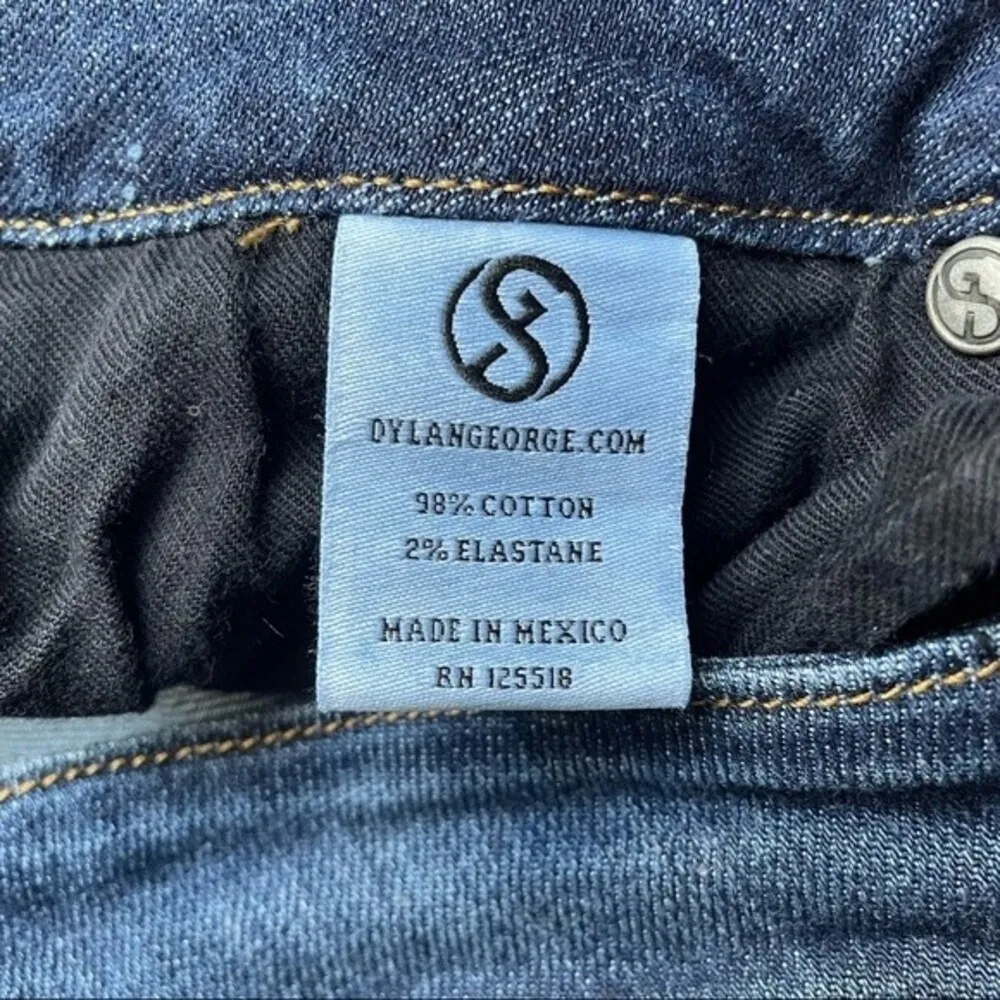 Dylan George Jeans Elizabeth Regular Rise Bootcut Dark Faded Wash Size 26 | 2 Blue - Image 7
