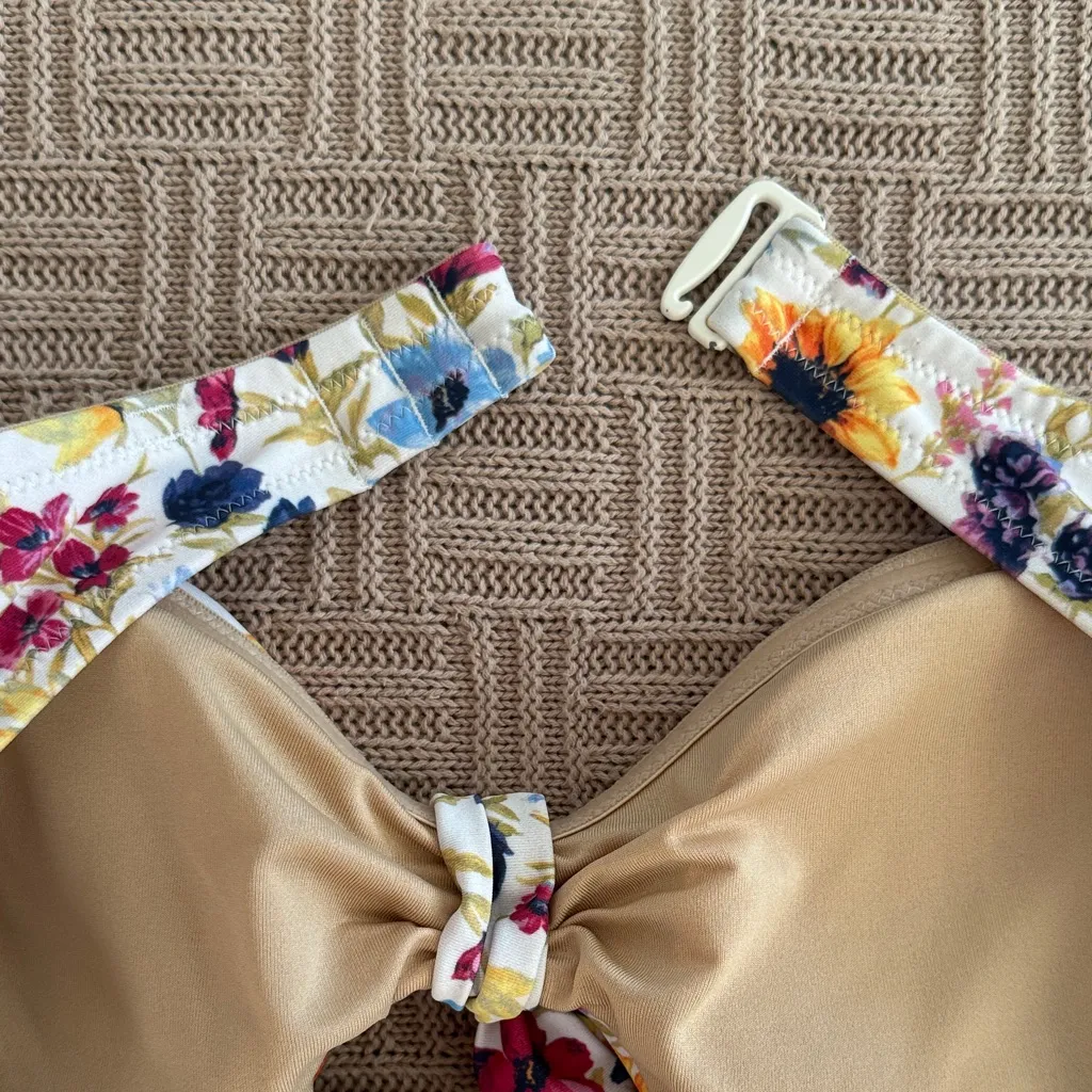 Old Navy Floral One Piece Swimsuit - Multicolor - Image 10