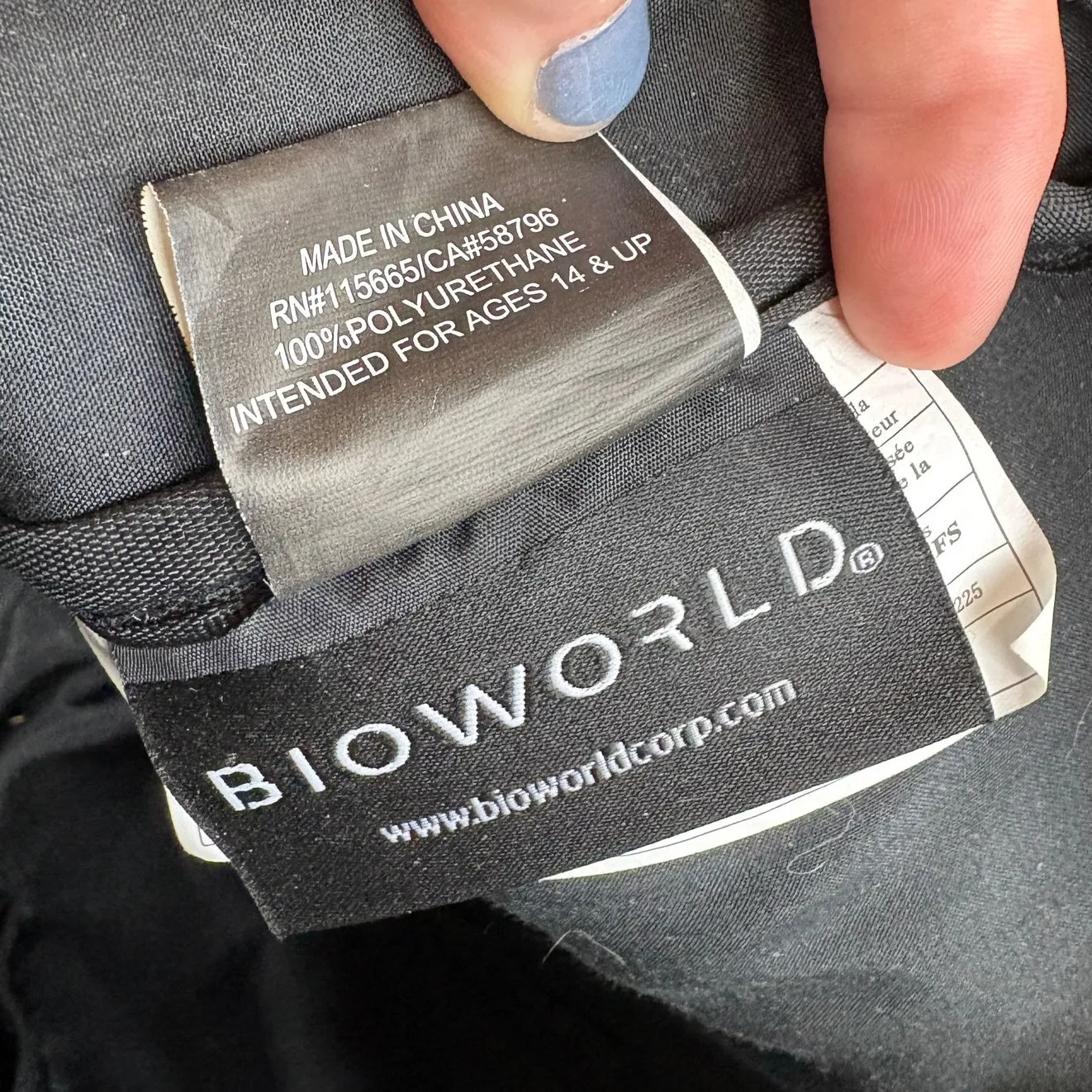 Bioworld My Hero Academia Shoto Todoroki Fire & Ice Faux Leather Mini Backpack Blue - Image 7