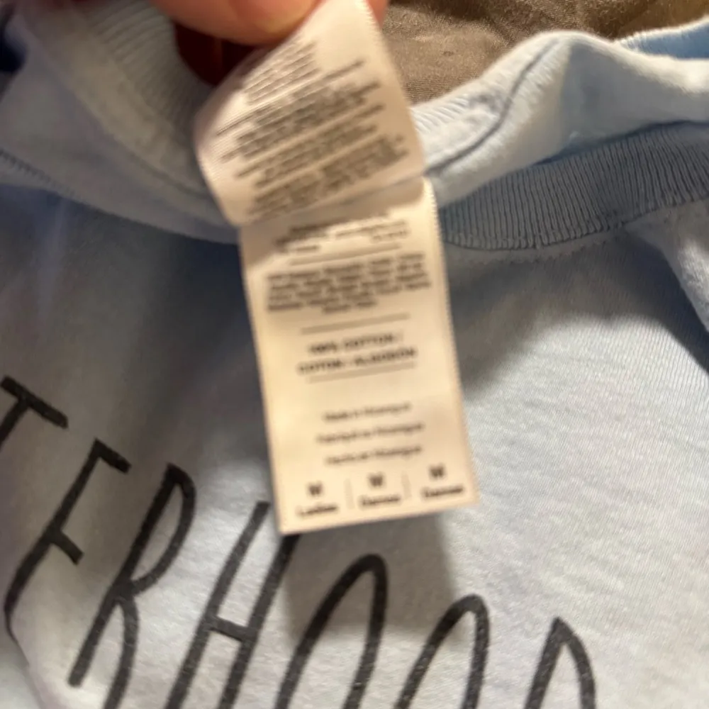 Sisterhood Women's Movement T-shirt Tee Light Blue Size Medium 100% Ultr… - Image 10