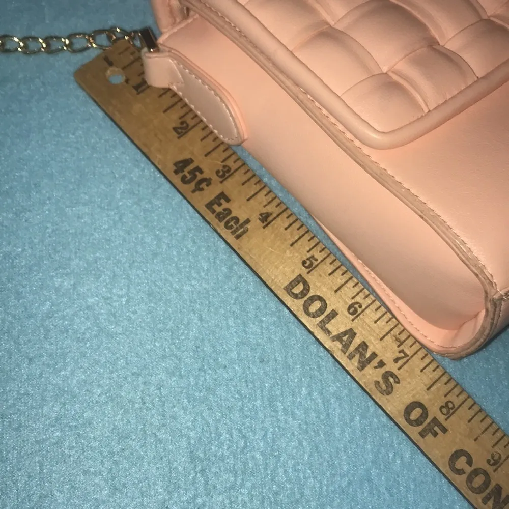 A NEW DAY quilted flap, magnetic closure gold chain and leather crossbody strap - Image 7