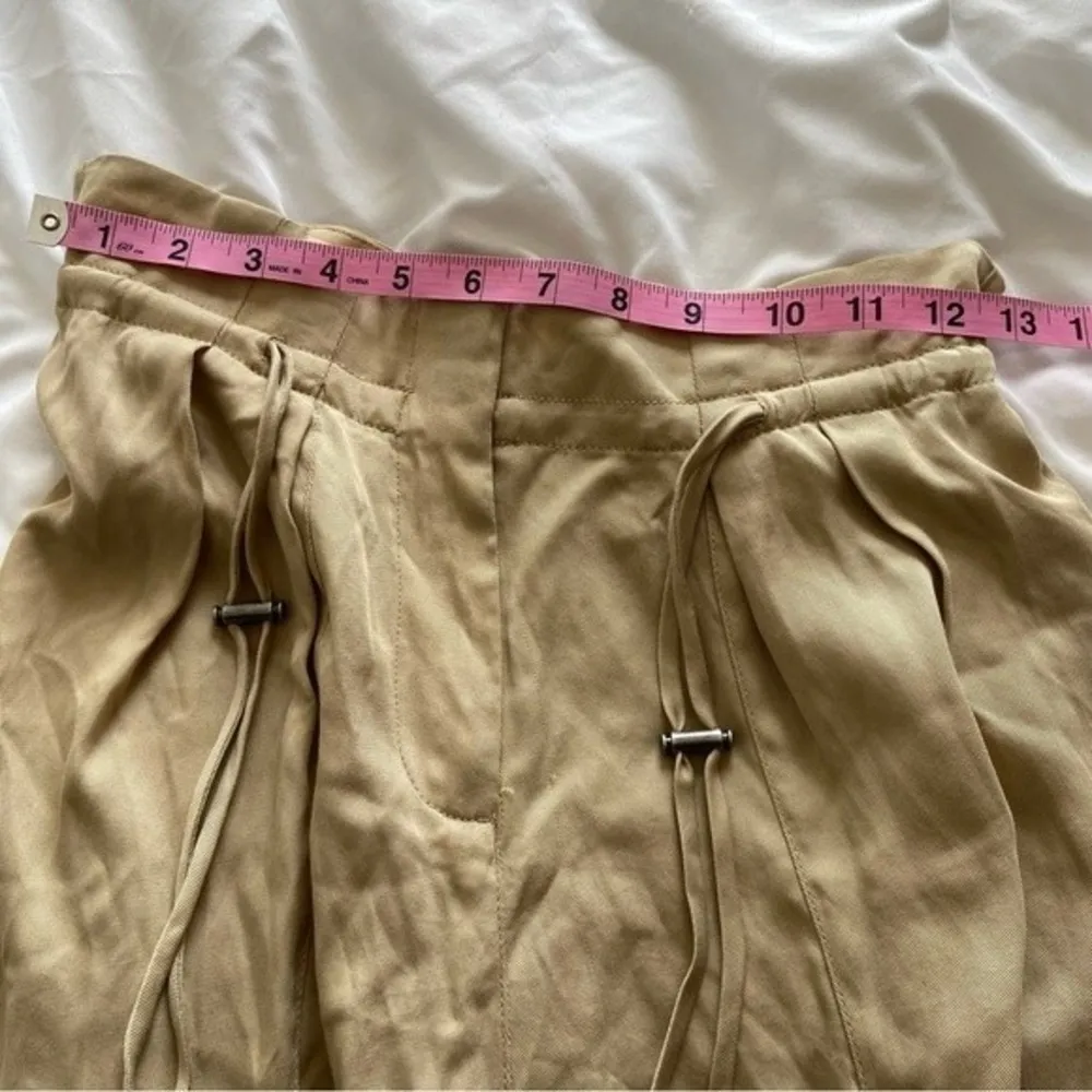 Revolve BCBG Maxazria Paper Bag Pant Pale Khaki Sz XS NWT - Image 12