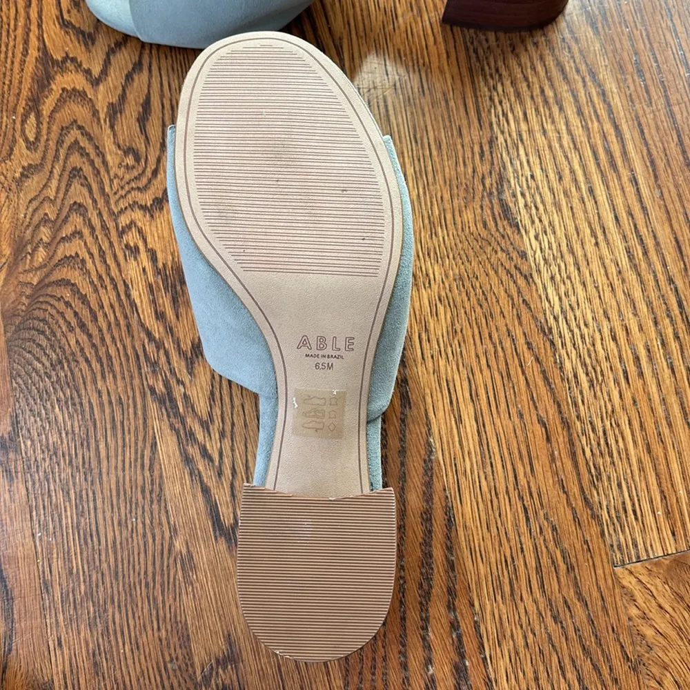 Able heeled slides Blue Size 6.5 - Image 3