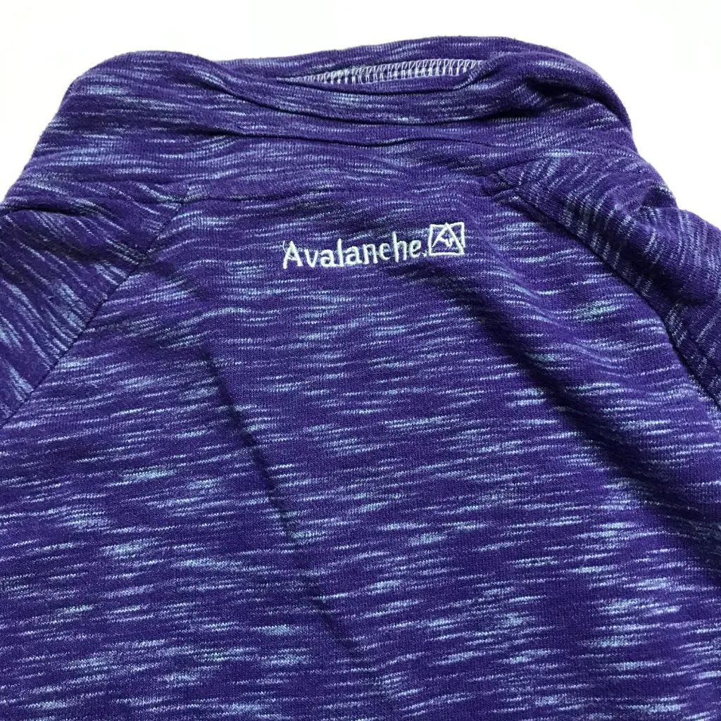 Avalanche‎ Women's Purple Quarter Snap Long Sleeve Pullover Size M Running - Image 4
