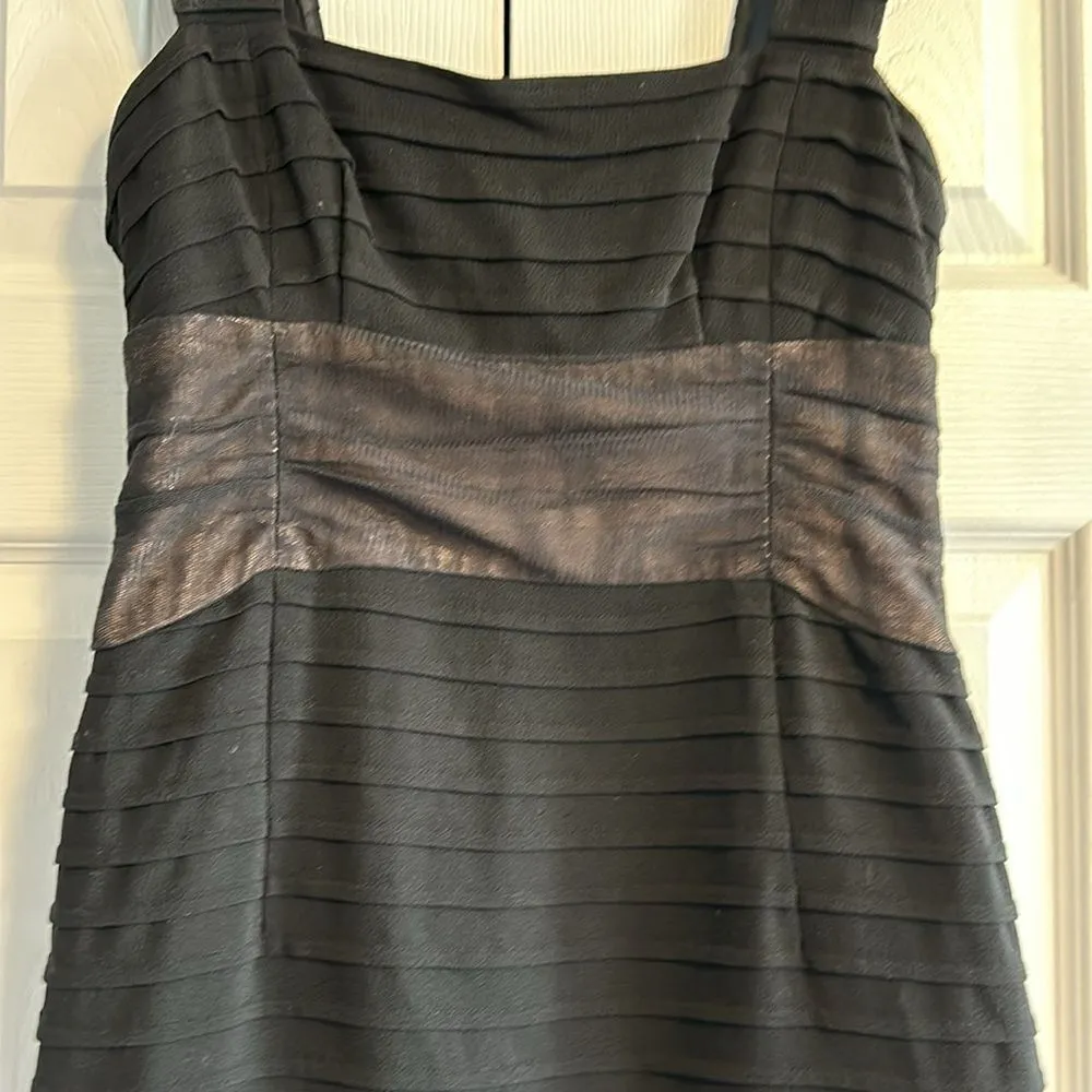 Nanette Lepore Black Tank Mesh Front Dress - Image 2