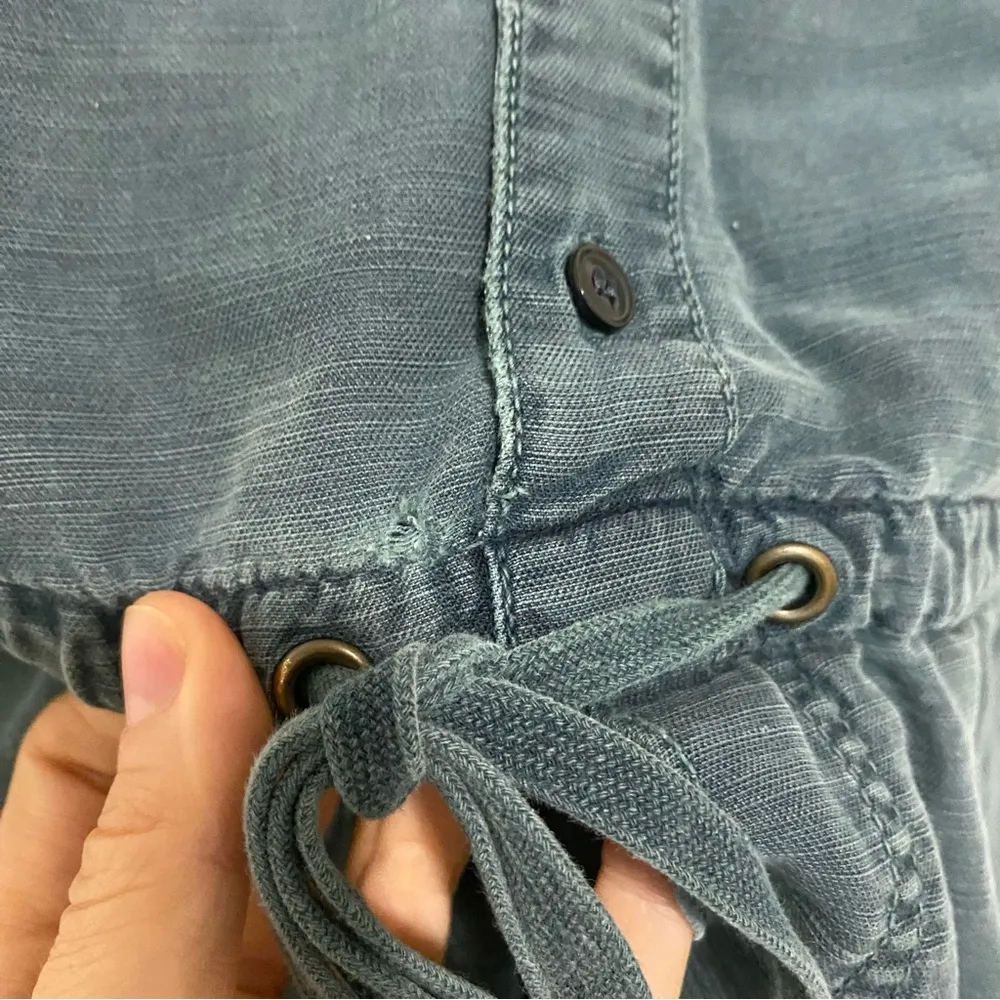 Mother Dark Green Tie Waist Romper Small (lightly flawed) - Image 5