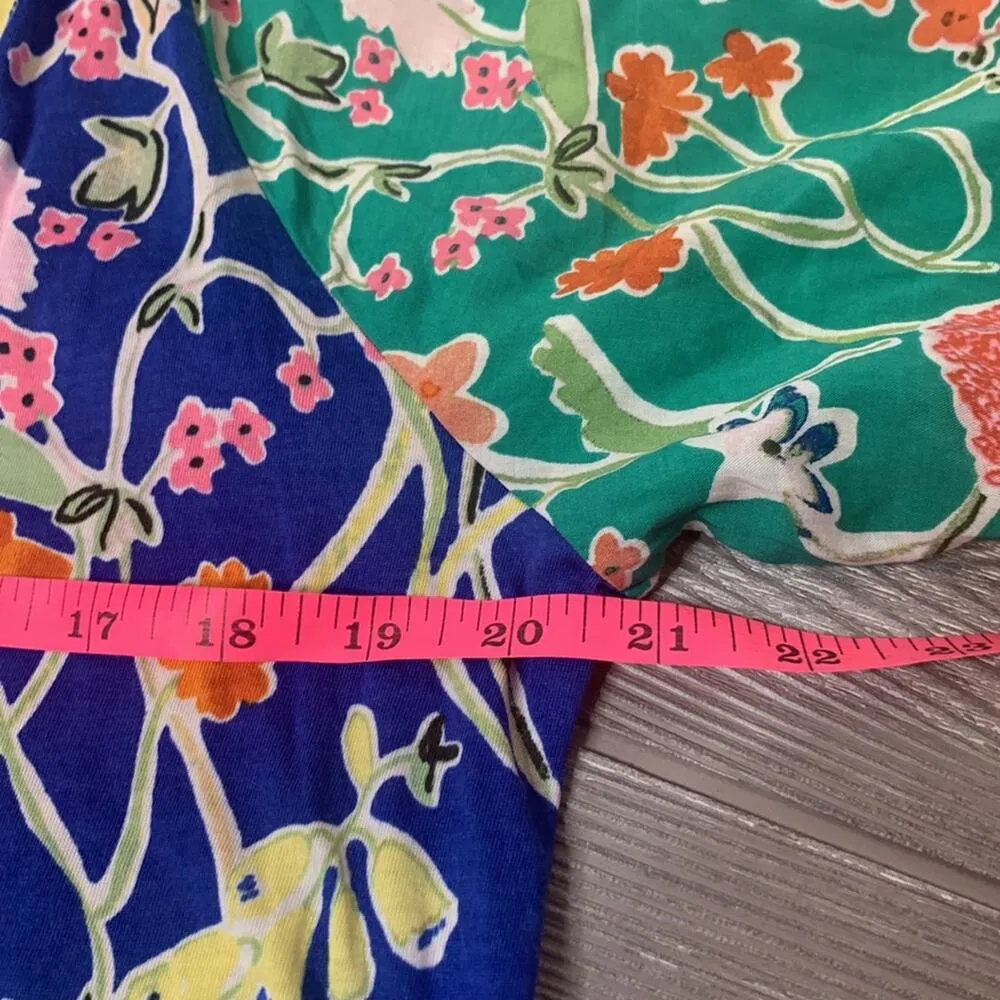 Anthropologie floreat dolores floral lounge top sz XS - Image 4