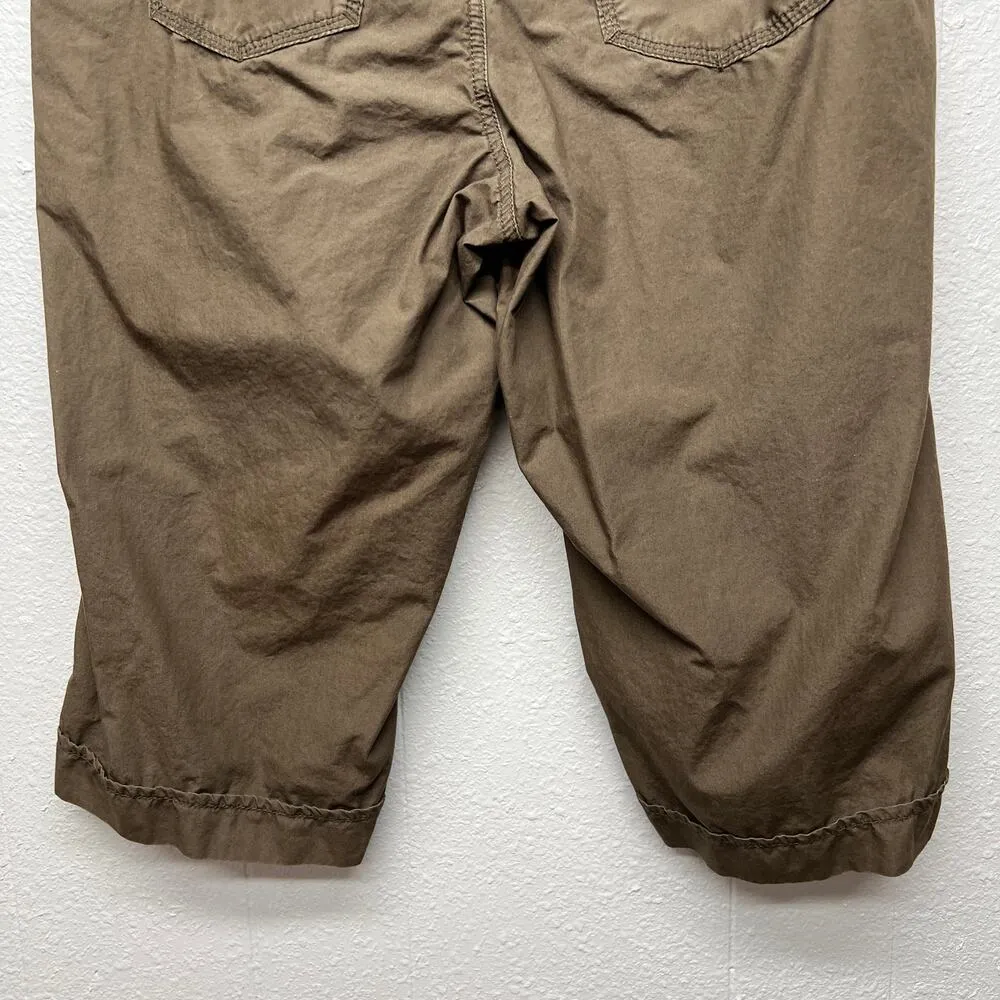 French Cuff 100% Cotton Bermuda Womens Shorts 8 Hiking Fishing Breathable Brown - Image 7